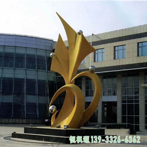 呂梁白鋼雕塑揚帆不銹鋼揚帆未來雕塑生產廠家